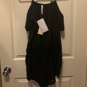 off the shoulder romper